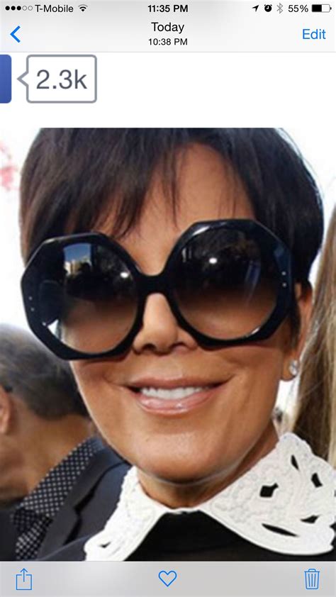 kris jenner black sunglasses|kris jenner glasses.